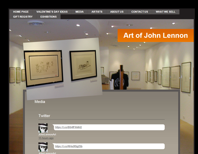 Art Gallery Website Design